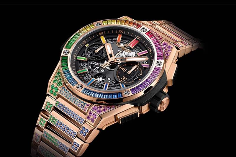 HUBLOT - 一種顏色不夠？ HUBLOT給大咖藏家們爆炸性視覺的彩虹豪表