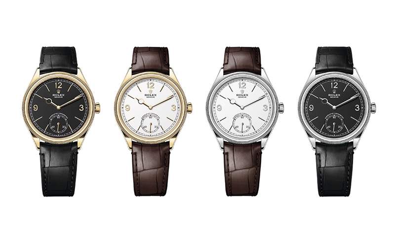 勞力士全新系列Perpetual 1908，小三針、貴金屬、7140新機芯配透明底蓋