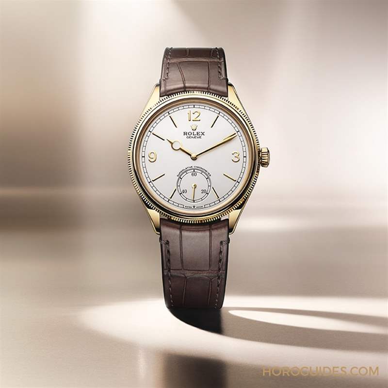 ROLEX - 勞力士全新系列Perpetual 1908，小三針、貴金屬、7140新機芯配透明底蓋