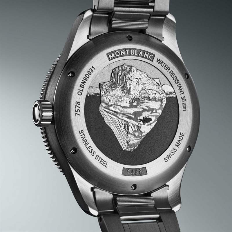 Montblanc 1858 Iced Sea 日期顯示自動(dòng)機(jī)械腕表