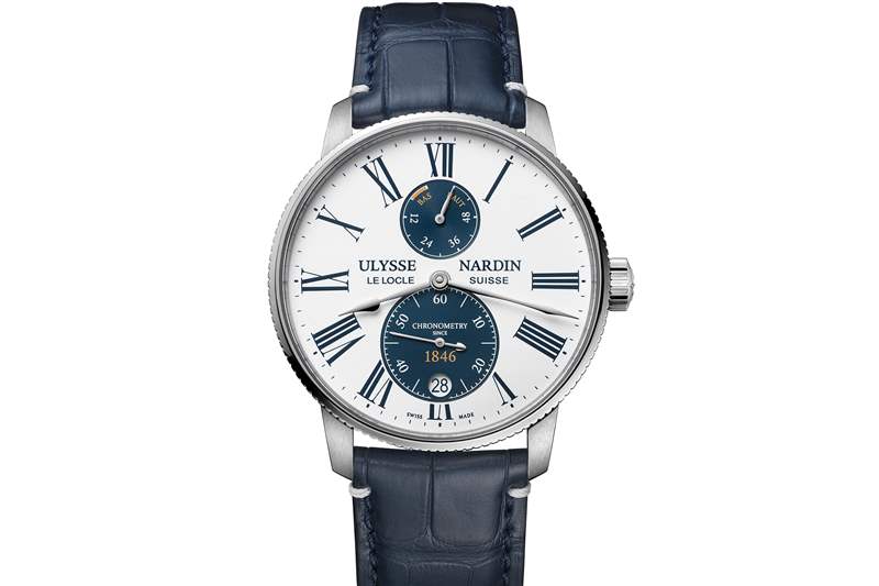 Ulysse Nardin推出全新Marine Torpilleur限量版腕表，首次采用熊貓表盤(pán)