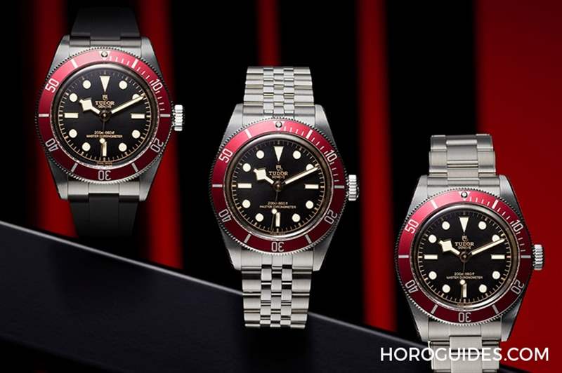 TUDOR - 是否有Jubilee鏈帶的表迷？ 帝舵TUDOR Black Bay酒紅圈搭配五節(jié)鏈帶，升級METAS認(rèn)證