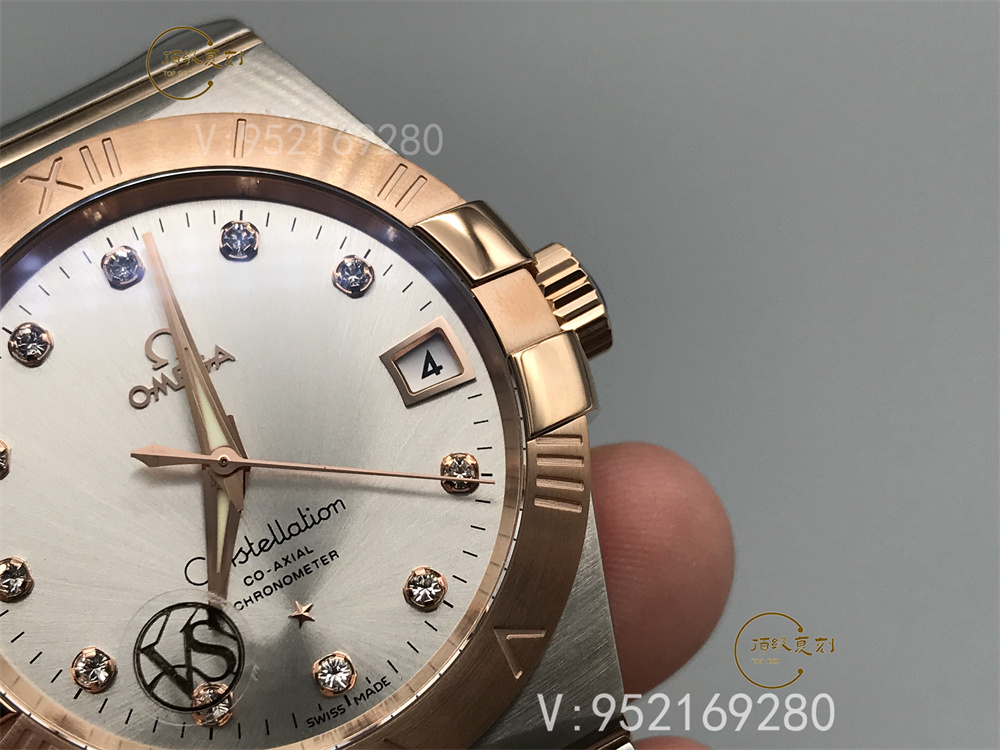 VS廠(SBF廠)歐米茄星座38mm間金白做工如何,對比正品怎么樣