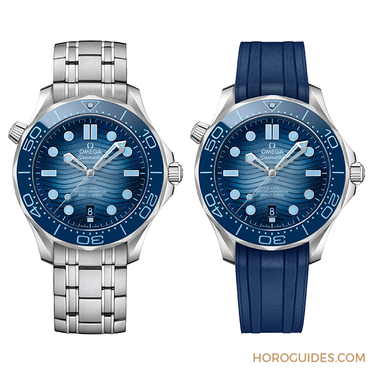 OMEGA - OMEGA海馬系列75周年，夏日藍面11員全新報到！ 色調深淺絕妙對應防水深度