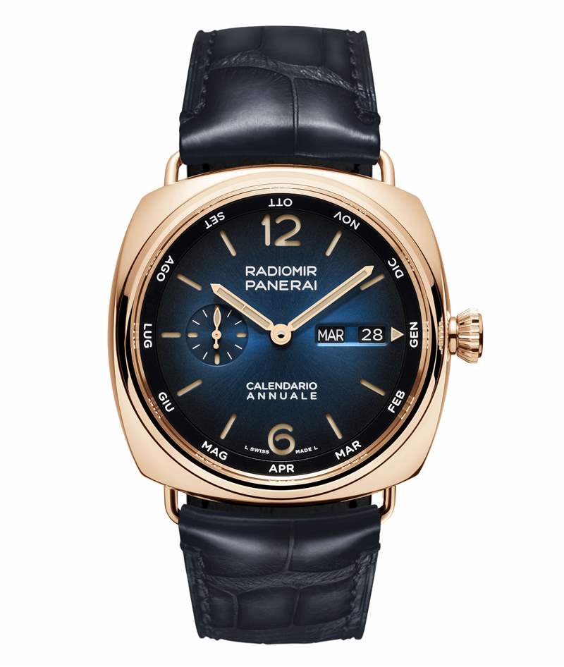 沛納海新品亮點：Radiomir Annual Calendar年歷功能，Radiomir California復古做舊表殼