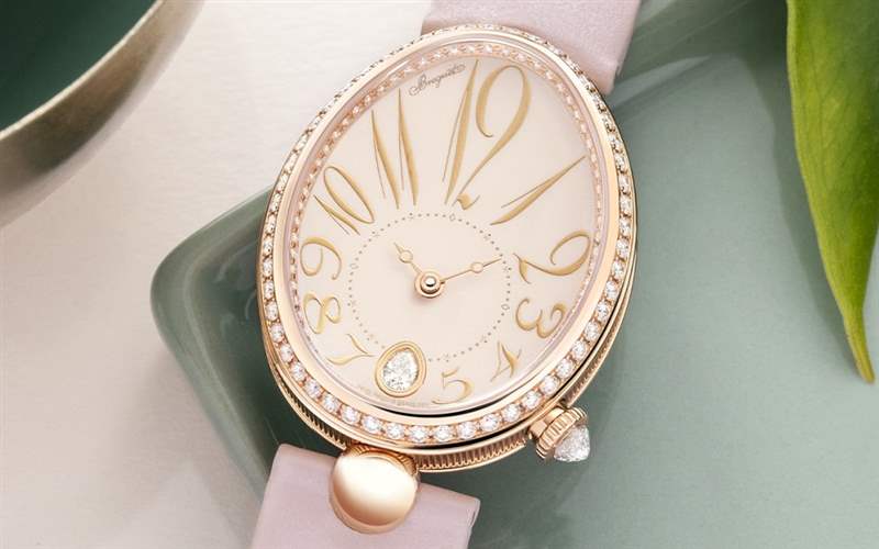 寶璣推出Reine de Naples 8918女士腕表新作：粉色大明火琺瑯表盤(pán)
