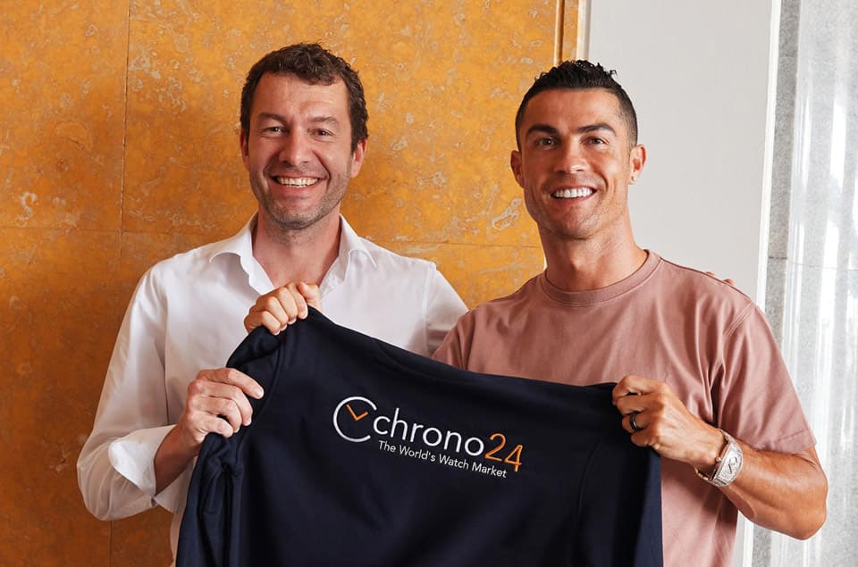 C羅開始賣手表?!足球天王投資二手表交易平臺加碼秀出滿天星夯表