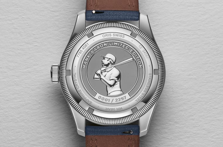 ORIS替MLB歷史打點(diǎn)王漢克阿倫Hank Aaron打造專屬設(shè)計(jì)限量表