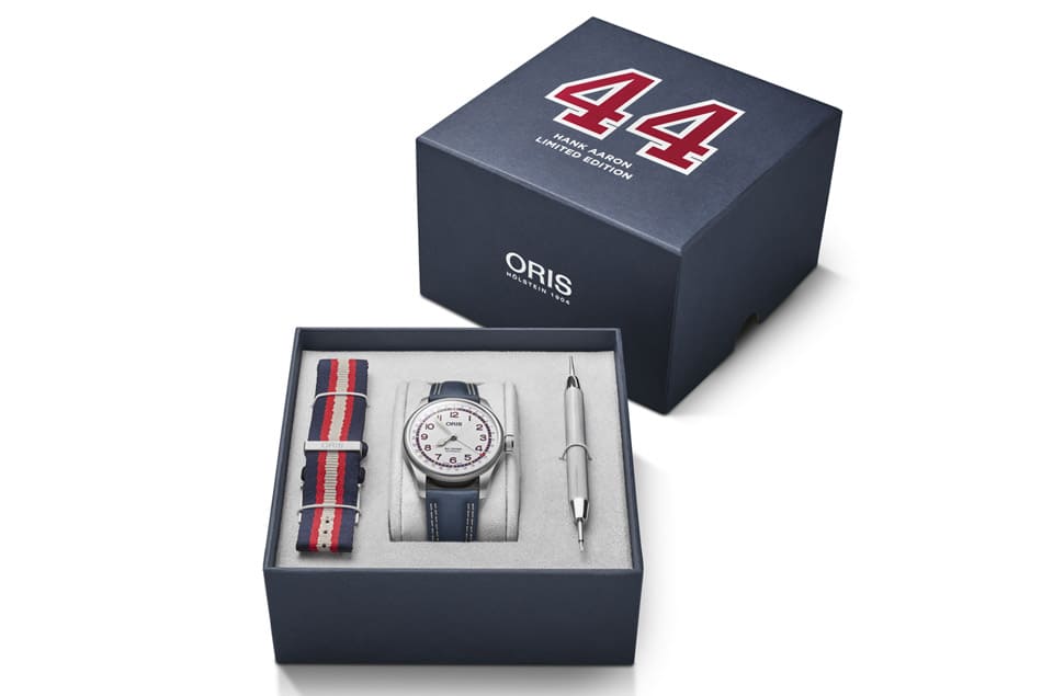 ORIS替MLB歷史打點(diǎn)王漢克阿倫Hank Aaron打造專屬設(shè)計(jì)限量表