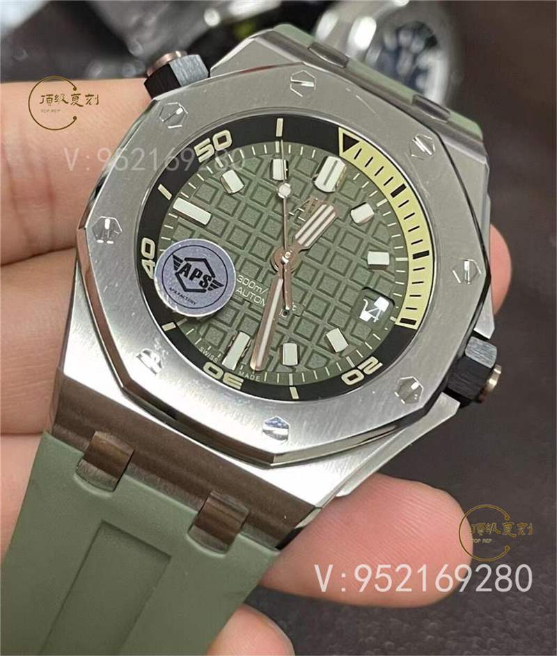 APS廠愛彼AP15720真假對比評測,APS廠愛彼15720對比正品區別大嗎