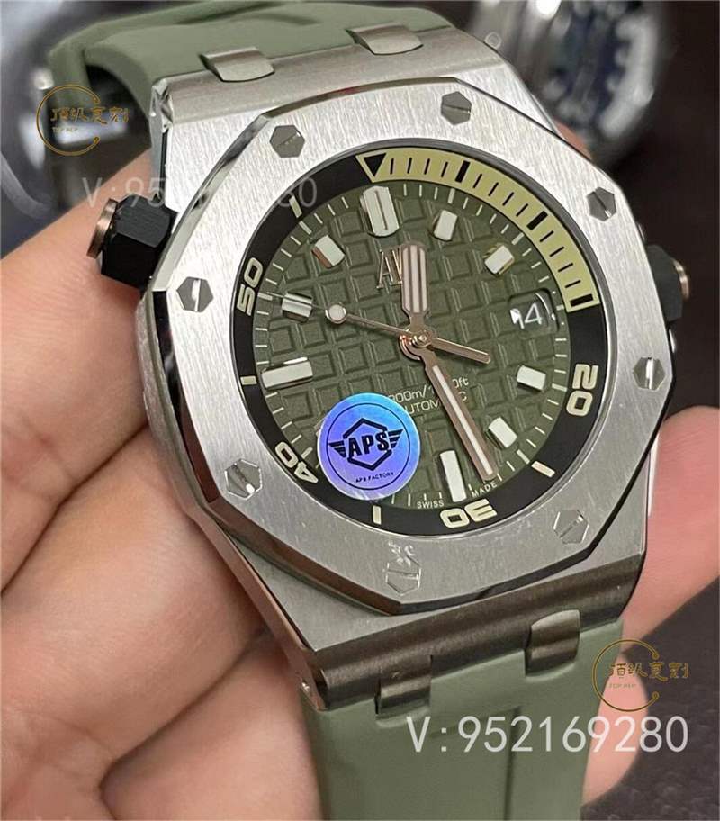 APS廠愛彼AP15720真假對比評測,APS廠愛彼15720對比正品區別大嗎