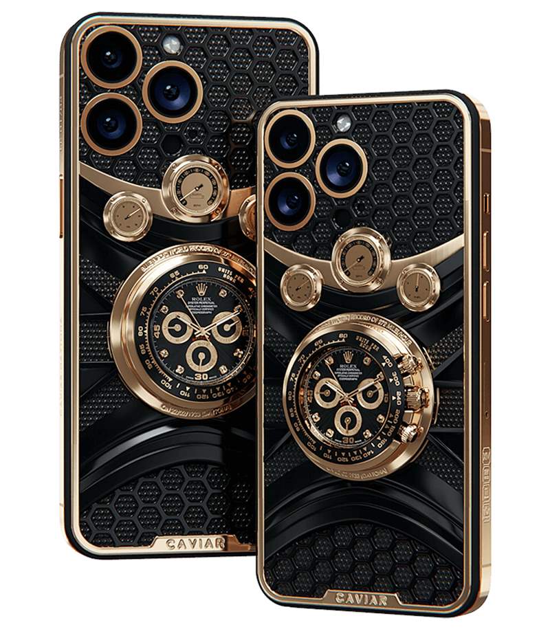 而這次Caviar 則使用勞力士Daytona 系列型號116518LN 的腕表。 （Caviar）