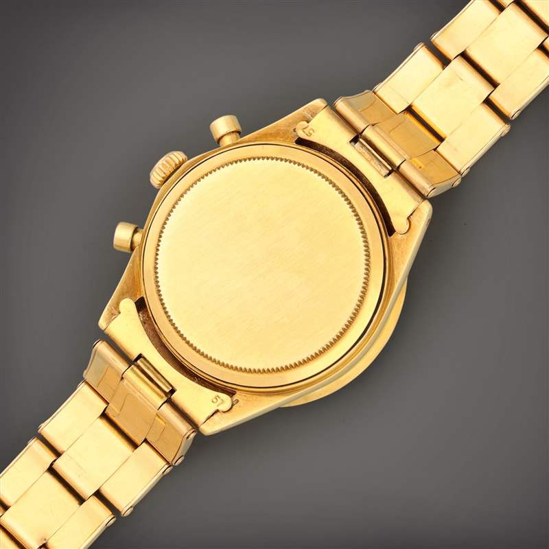 一枚黃金表殼Daytona JPS計時碼表以223.8萬瑞郎破紀(jì)錄成交