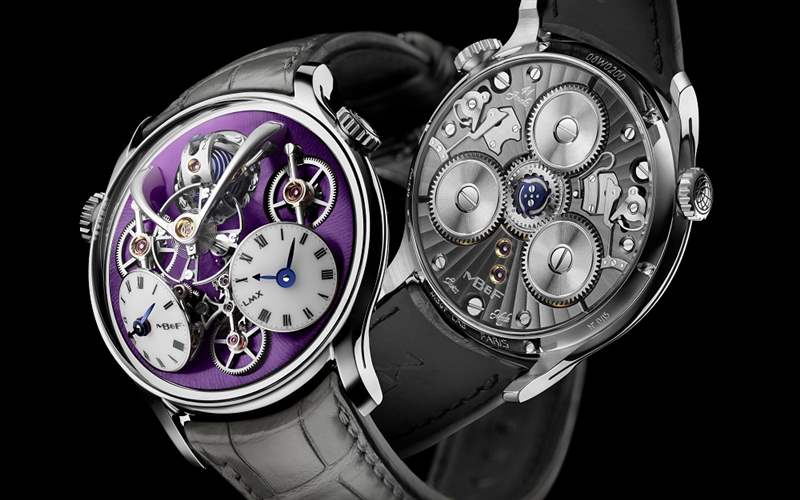 MB&F推出LMX Paris Edition限量版雙時(shí)區(qū)腕表：紫色雙時(shí)區(qū)表盤