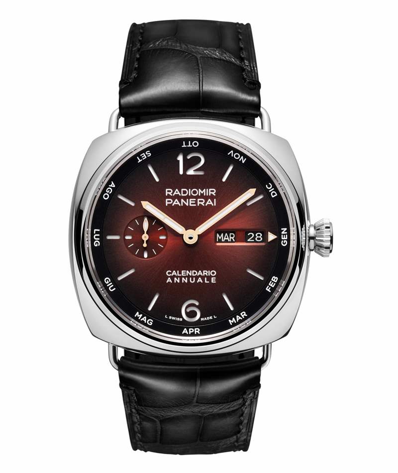 沛納海新品亮點：Radiomir Annual Calendar年歷功能，Radiomir California復古做舊表殼