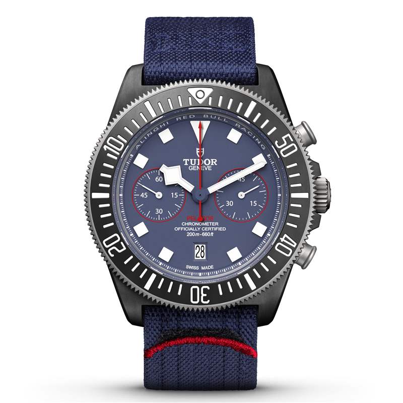 『新表』帝舵推出Pelagos FXD Alinghi Red Bull Racing Edition大三針腕表和計時碼表：碳復合材料表殼，藍白灰帆船色
