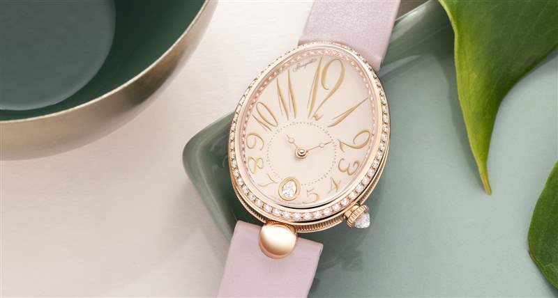 寶璣推出Reine de Naples 8918女士腕表新作：粉色大明火琺瑯表盤(pán)