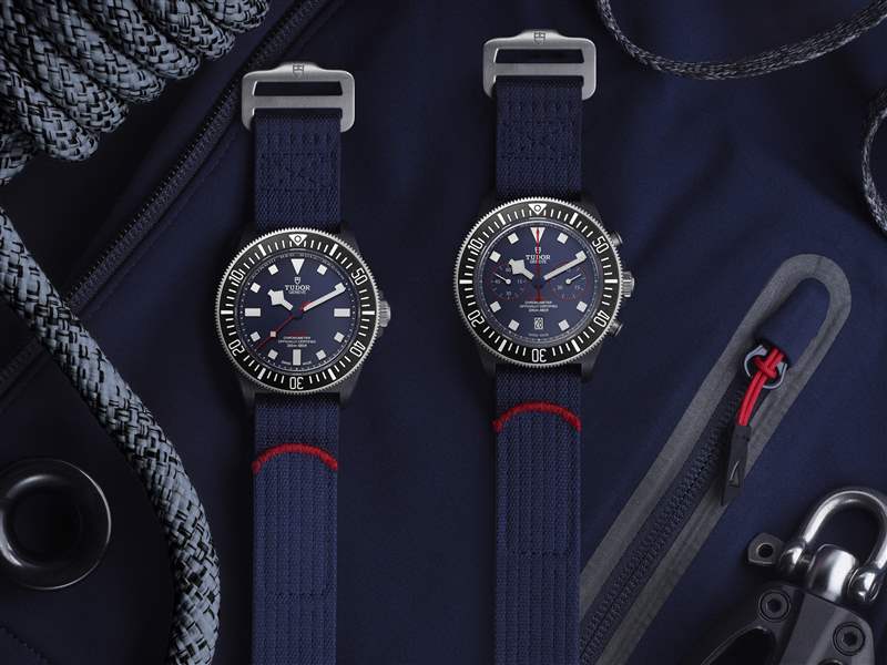 『新表』帝舵推出Pelagos FXD Alinghi Red Bull Racing Edition大三針腕表和計時碼表：碳復合材料表殼，藍白灰帆船色