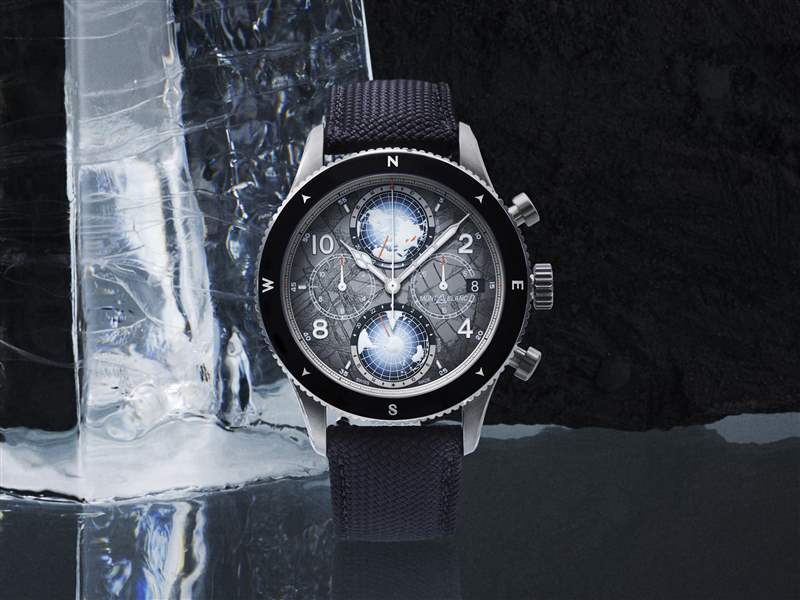 Montblanc新品亮點：1858無氧表殼世界時計時碼表，Minerva翻轉機芯計時碼表