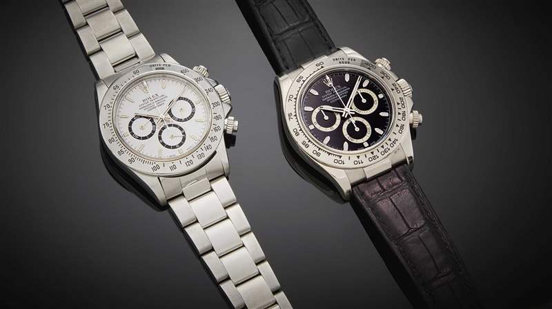 Paul Newman的2枚Rolex Daytona計(jì)時(shí)碼表分別以超過(guò)100萬(wàn)美元成交