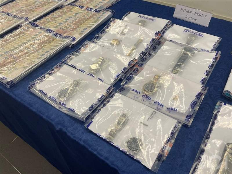5月14日屯門搶錶案大部分失錶也是勞力士出品，犯人於上月底落網（01資料圖片/ 呂婉怡攝）