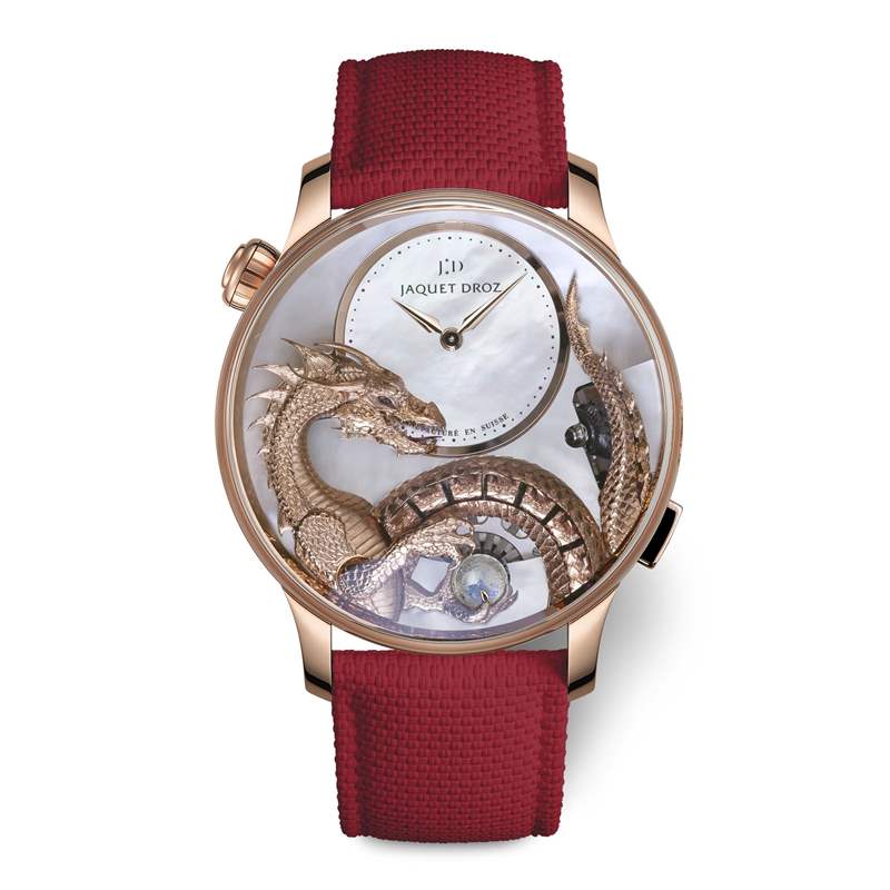 Jaquet Droz推出Dragon Automaton《指環(huán)王》巨龍主題腕表：手工金雕與機巧結構