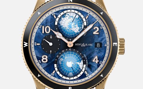 Montblanc推出1858 Geosphere 0 Oxygen Limited Edition限量版世界時腕表：無氧密封表殼
