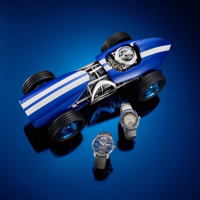 Bucherer推出3枚Bucherer Blue時計新作：Girard-Perregaux、H. Moser & Cie.和L’Epe?e合作版