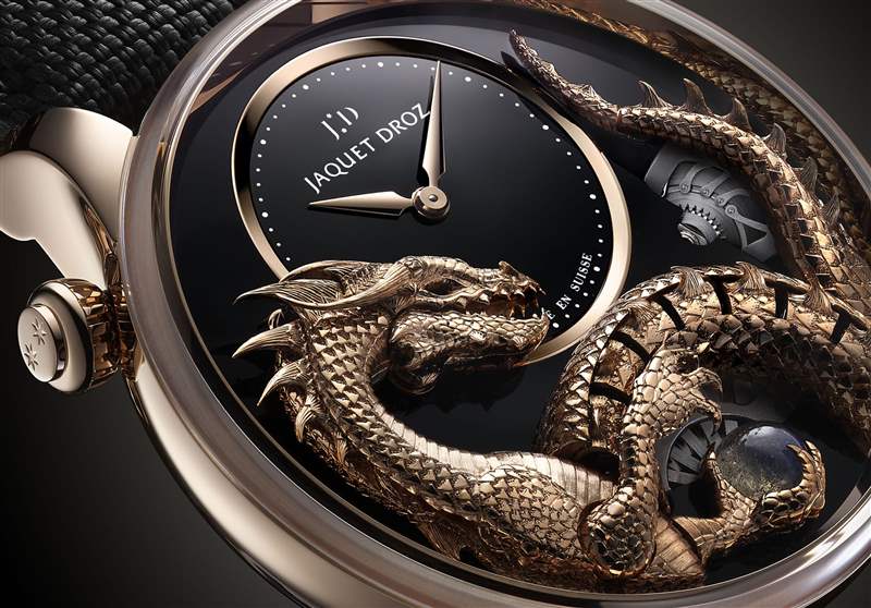 Jaquet Droz推出Dragon Automaton《指環(huán)王》巨龍主題腕表：手工金雕與機巧結構