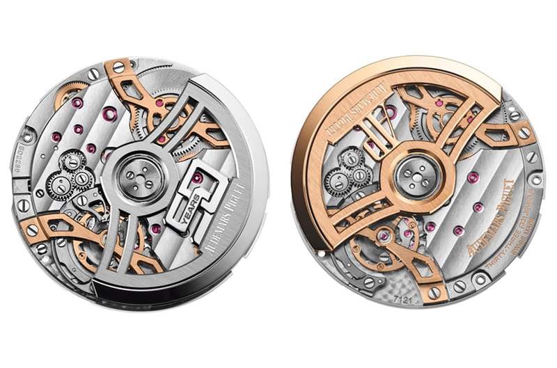 16202ST.OO.1240ST.01和16202ST.OO.1240ST.02各方面都相同，差在7121機芯自動盤造型不同而已。 （AUDEMARS PIGUET官網）