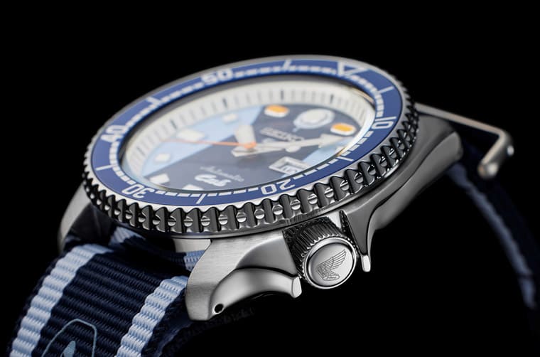 SEIKO第三款HONDA本田小狼聯(lián)名表5 Sports系列化身經(jīng)典摩托車