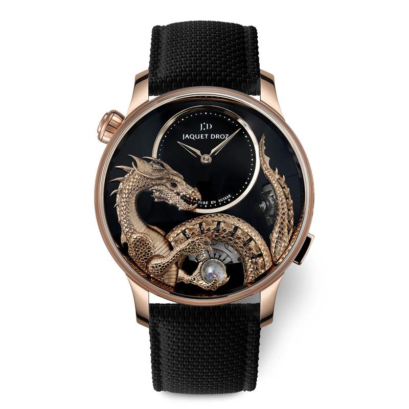 Jaquet Droz推出Dragon Automaton《指環(huán)王》巨龍主題腕表：手工金雕與機巧結構