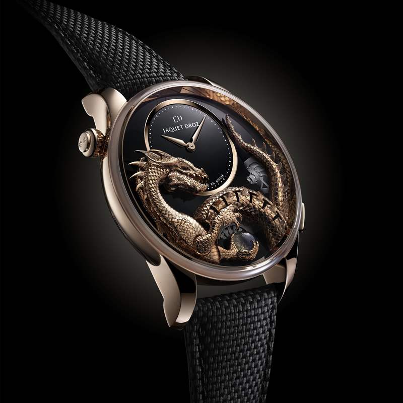 Jaquet Droz推出Dragon Automaton《指環(huán)王》巨龍主題腕表：手工金雕與機巧結構