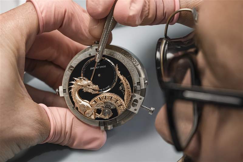 Jaquet Droz推出Dragon Automaton《指環(huán)王》巨龍主題腕表：手工金雕與機巧結構