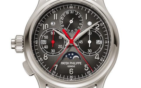 百達(dá)翡麗推出Ref. 5373P-001萬年歷雙秒追針單按鈕計(jì)時(shí)腕表：左撇子布局