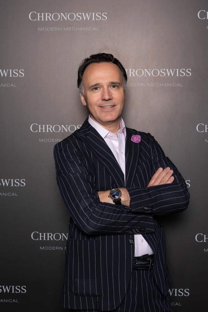 CHRONOSWISS瑞寶回歸臺灣市場創(chuàng)立40周年呈獻(xiàn)限量大作Delphis Oracle手表