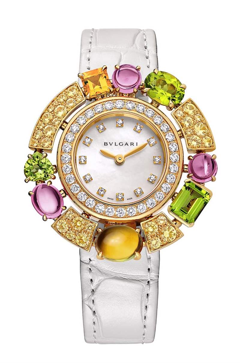 寶格麗Allegra珠寶與腕表系列用寶石當顏料彩繪女性活力神采