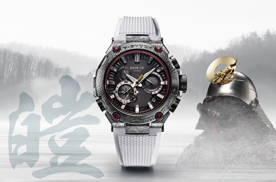 G-SHOCK旗艦系列MR-G新作「沖擊丸」再度以武士頭盔為靈感展現勇猛氣勢