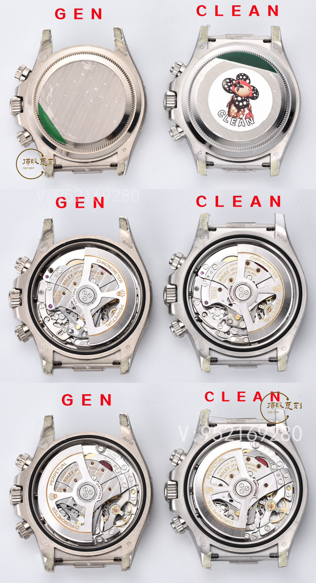 Clean廠C廠4131機(jī)芯勞力士水泥灰迪通拿對比正品如何,細(xì)節(jié)怎么樣