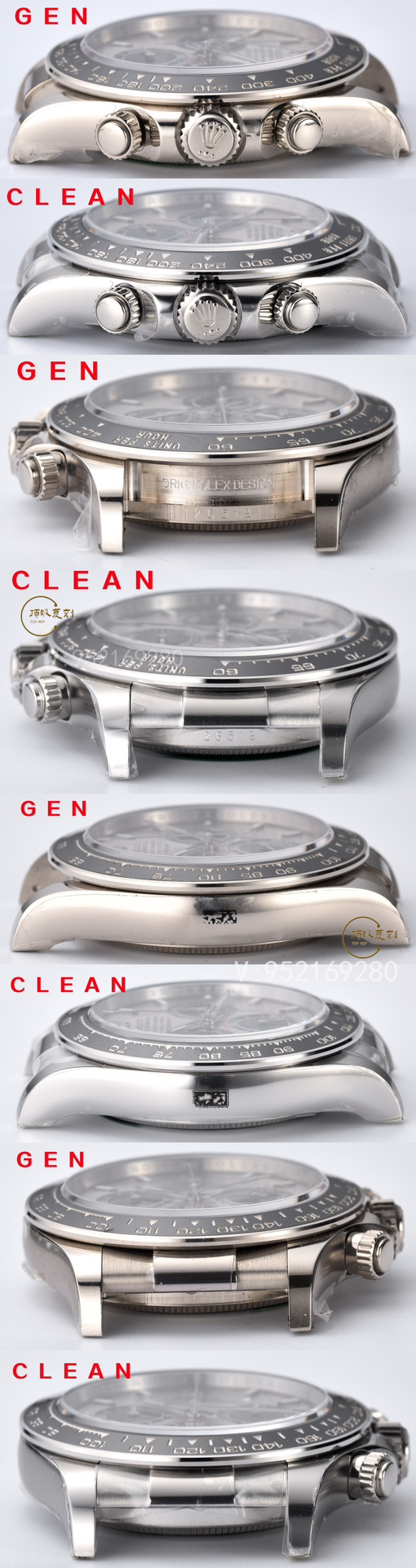 Clean廠C廠4131機(jī)芯勞力士水泥灰迪通拿對比正品如何,細(xì)節(jié)怎么樣