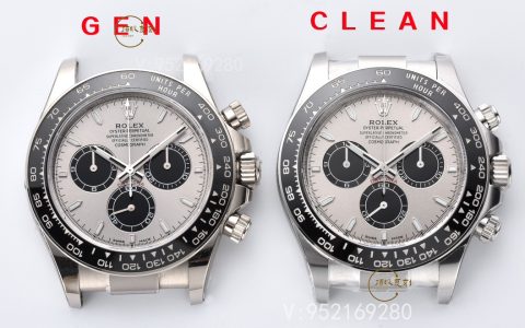 Clean廠C廠4131機(jī)芯勞力士水泥灰迪通拿對(duì)比正品如何,細(xì)節(jié)怎么樣