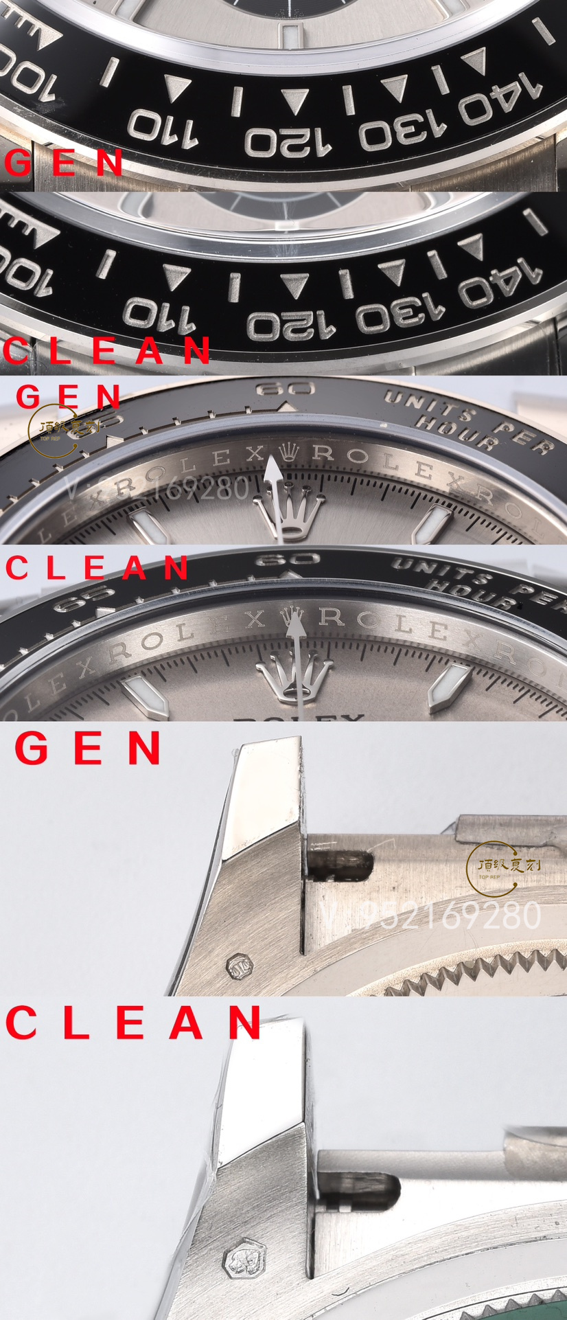 Clean廠C廠4131機(jī)芯勞力士水泥灰迪通拿對比正品如何,細(xì)節(jié)怎么樣