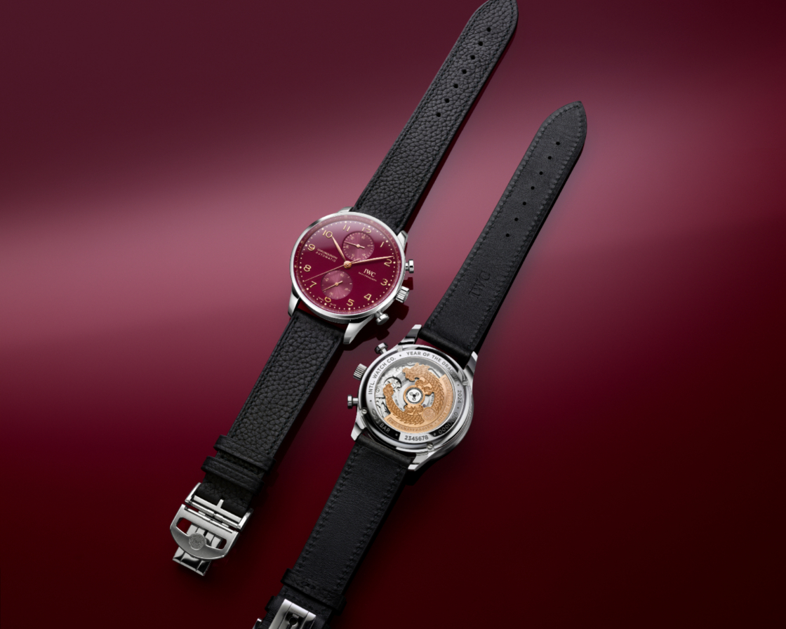 紅火開年、騰龍?jiān)诒常?IWC Portugieser系列計(jì)時(shí)碼表龍年特別版登場