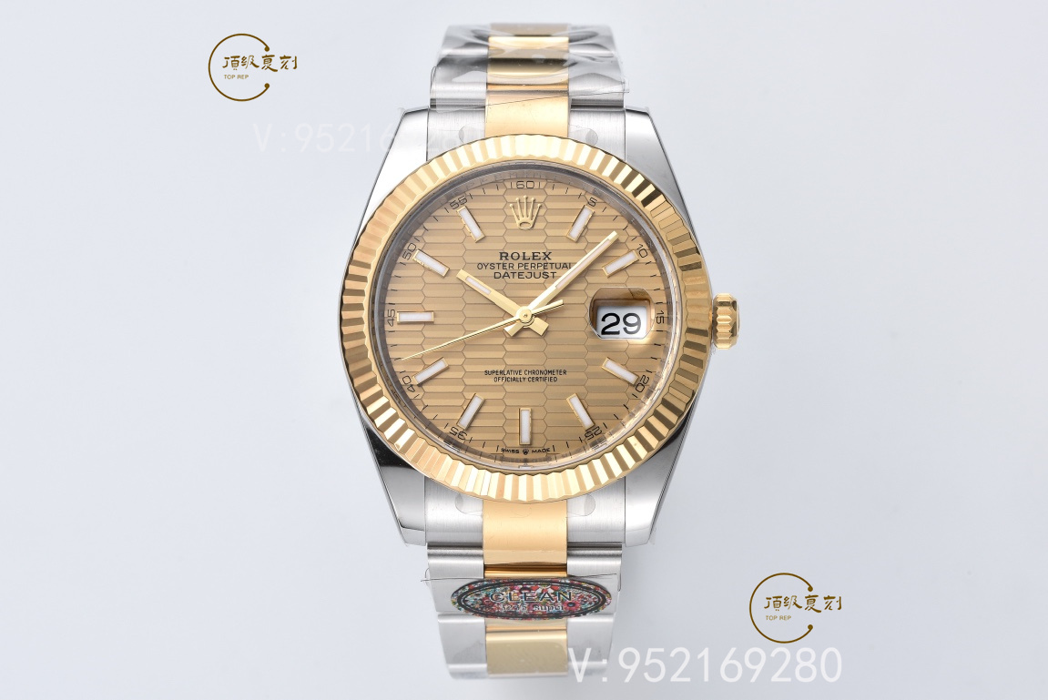 Clean廠C廠勞力士格紋金盤間金日志41mm怎么樣