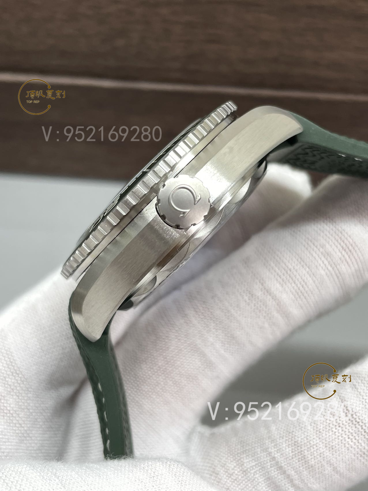 VS廠歐米茄海馬600新品綠圈磨砂盤(215.32.44.21.06.001)介紹