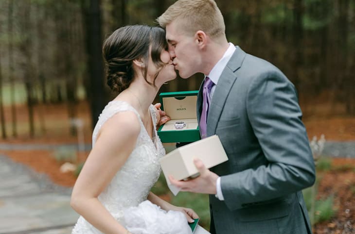 新郎禮物新趨勢(shì)：高級(jí)手表成為結(jié)婚新寵