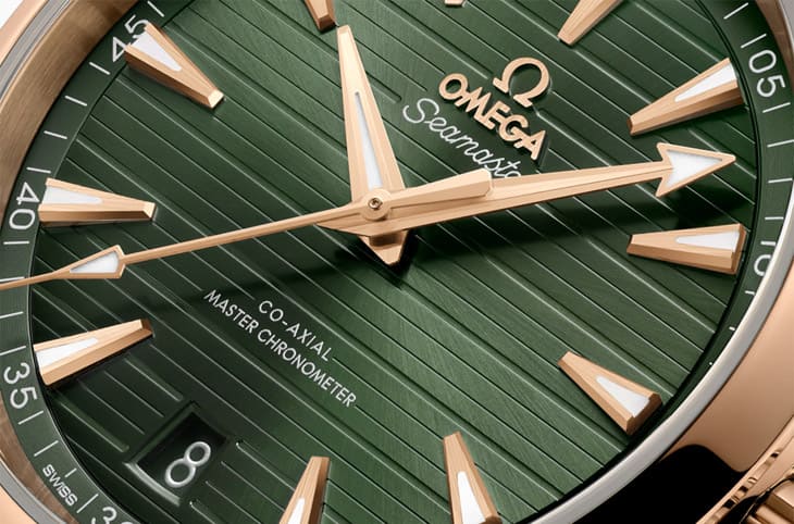 歐米茄Aqua Terra系列以Moonshine金展現精致奢華