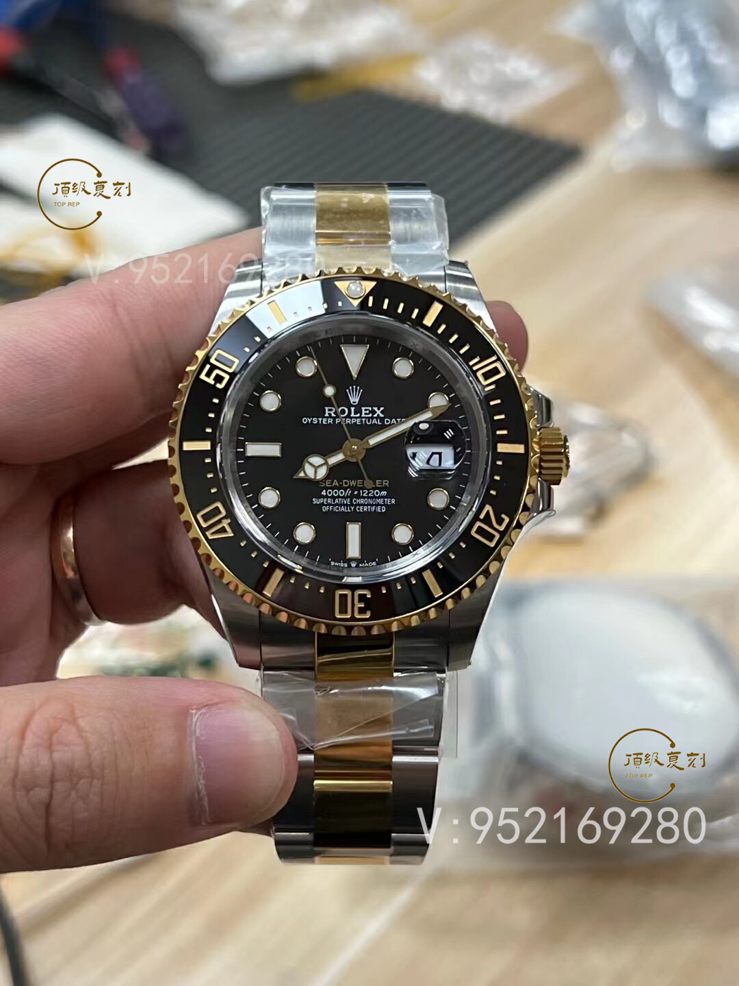 VS廠新作：勞力士單黃鬼王間金海使型系列m126603-0001復刻表深度評測