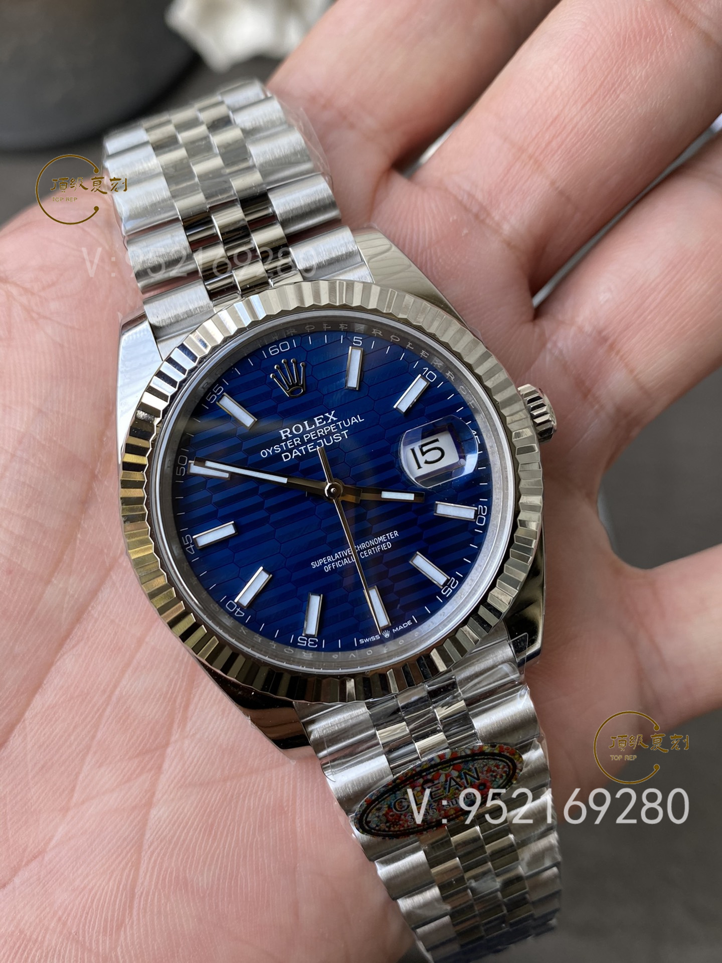 C廠Clean廠勞力士新品格紋(坑紋)盤41mm藍面日志126334腕表詳細評測