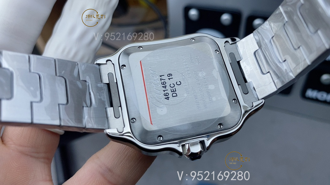 BV廠V2升級(jí)版卡地亞大號(hào)山度士WSSA0013孔雀藍(lán)腕表做工怎么樣